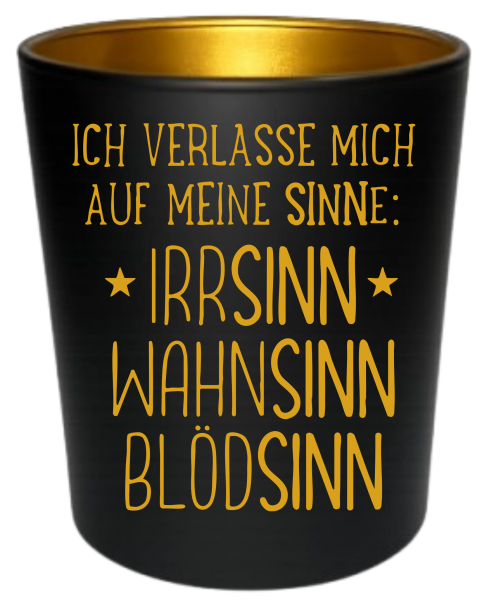 Ich verlasse mich...