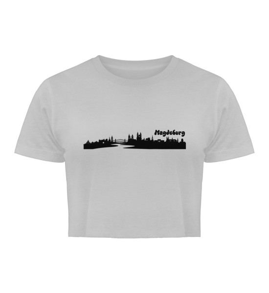 Skyline Magdeburg - Damen Organic Crop Top